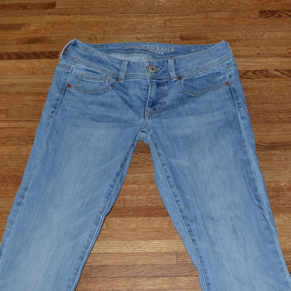 Light Blue American Eagle Boot Cut Jeans